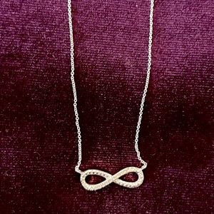 Diamond Infinity Pendant Necklace